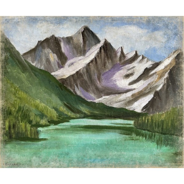 LAC DE MONTAGNE (150x125cm) LAC DE MONTAGNE (150x125cm)